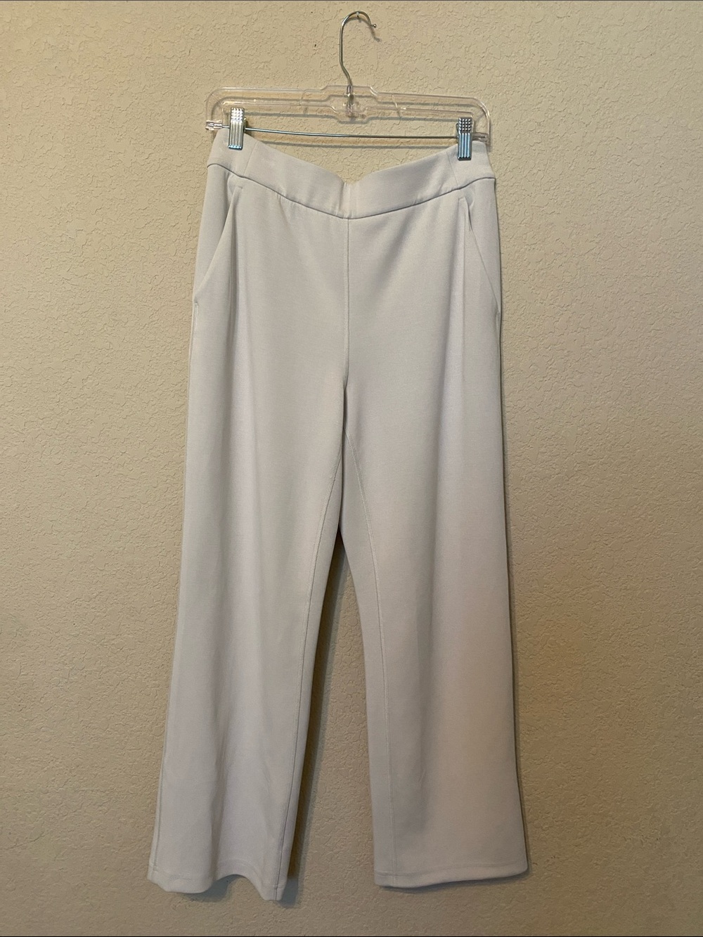 lululemon athletica Cream Straight-Leg Ponte Pants SOFTSTREME